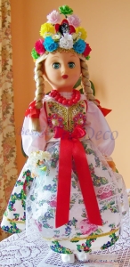 Lalka -Krakowianka Panna Młoda -duża