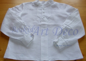 Koszula chłopięca lniana