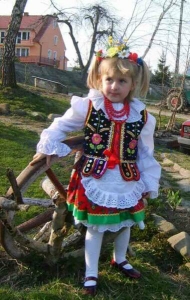 Dziecięcy stroik krakowski - komplet  D