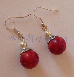 KORAL czerwony-kamień naturalny  delikatne