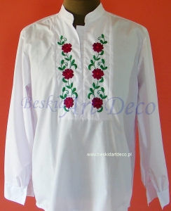 Koszula męska haftowana ręcznie