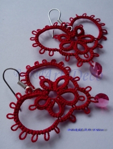 Frywolitki AMOR I z kryształkami Swarovskiego