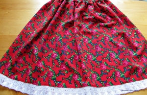 Spódnica ludowa ,regionalna -dziewczęca -różne kolory 8-14 lat