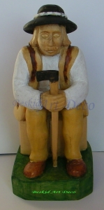 Góral  -rzeźba w drewnie