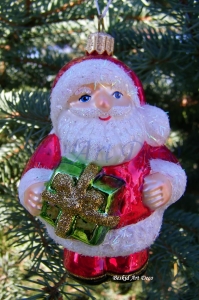 Mikołaj -bombka szklana