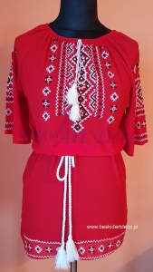 Bluzka ludowa ,tunika haft ręczny 