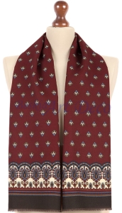 szal męski wełna merynosów