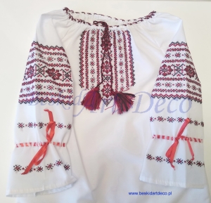 Bluzeczka dziecięca haftowana  1-3 lata