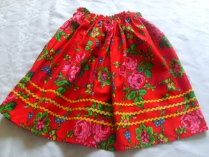Spódnica dziewczęca krakowska, góralska,ludowa, folk
