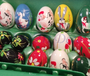 Rręcznie malowane PISANKI - drewno