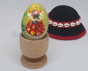 Góralka - Jajka (Pisanki) drewniane ręcznie malowane