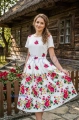 roża mała -bialy