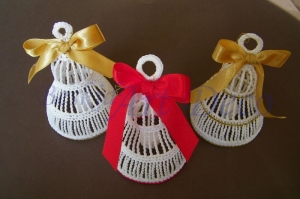 Dzwonki szydełkowe duże