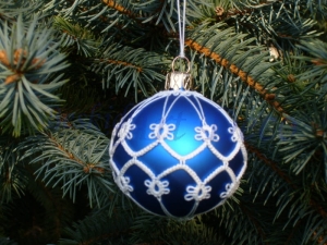 Bombki  frywolitkowe - rękodzieło