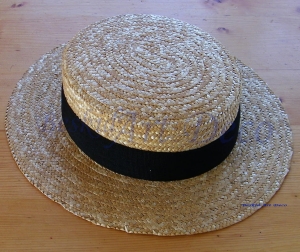 Kapelusz słomkowy ludowy lubelski