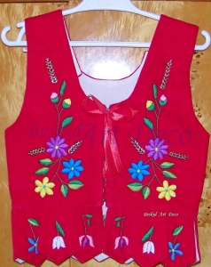 Gorset ludowy dla dziewczynki