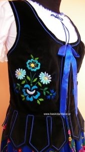 Kamizelka, gorset , serdak damski haftowany