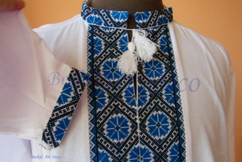 Koszula Łemkowska niebieska 1.JPG
